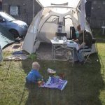 Camping gennem tiden - vores rejse startede i et telt fra aldi til 100 kr